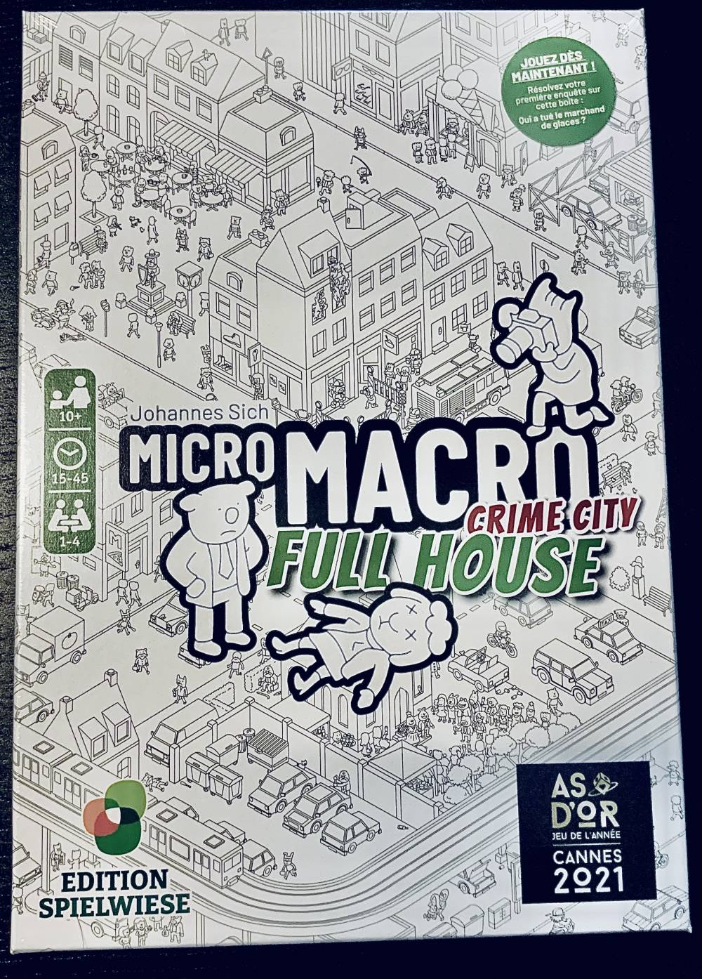 Vente jeu de société Concarneau - Micro macro crime city Full house
